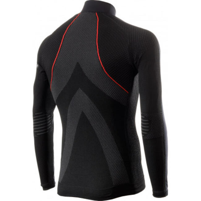 Maglia Termica Moto Black/red Six2 Unisex